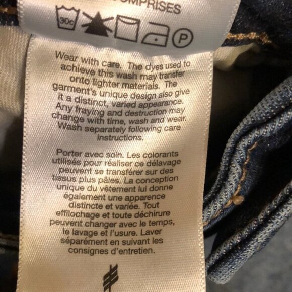 Silver Jeans Infinite Fit High Rise Straight Leg Jeans Sz S/P L31 - Picture 13 of 15